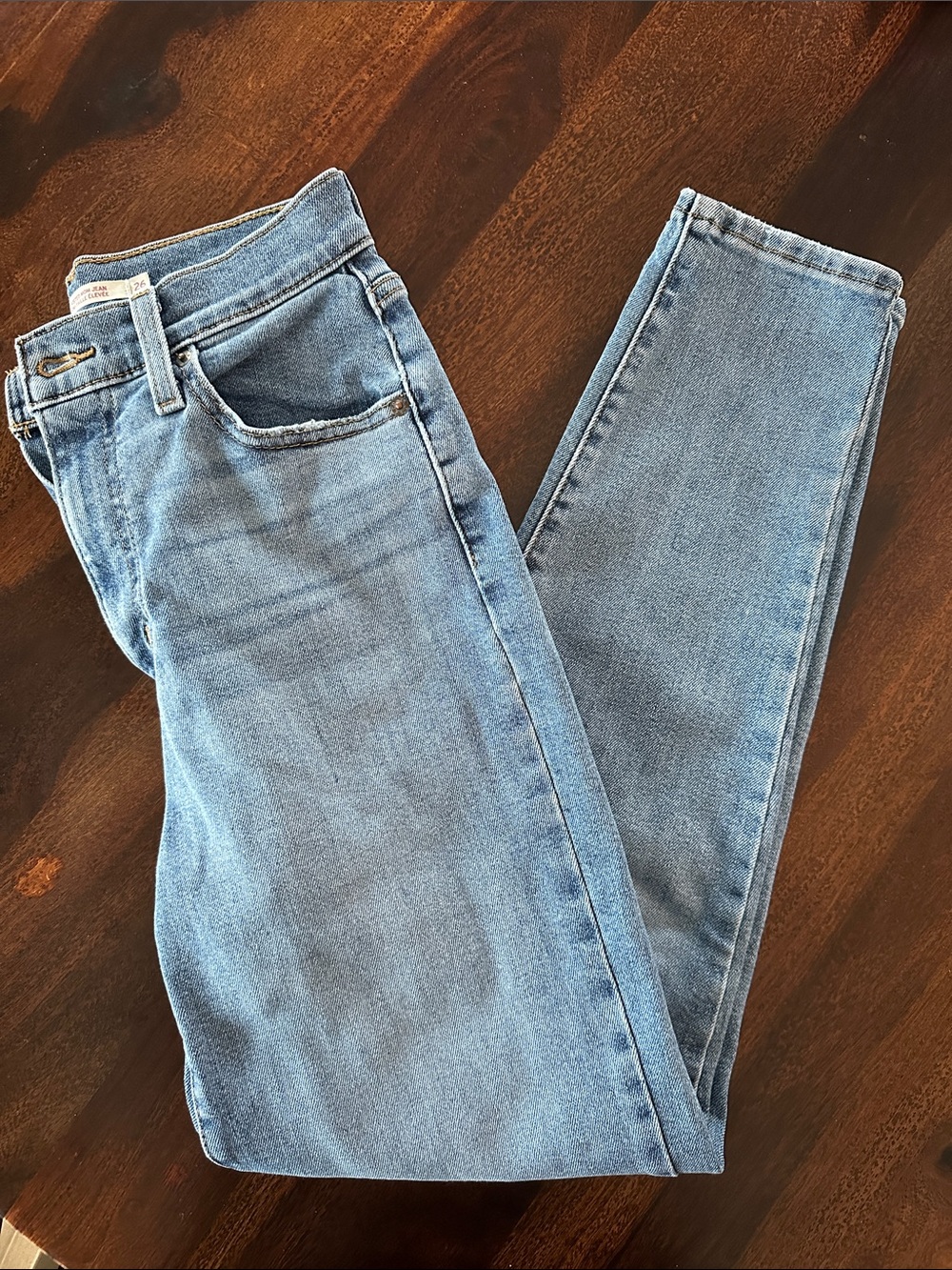2/$35 Levi’s high waisted mom jean, size 26, in good condition
